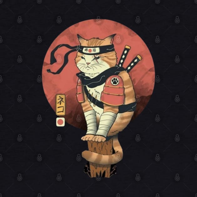 Samurai cat by Heawonshop